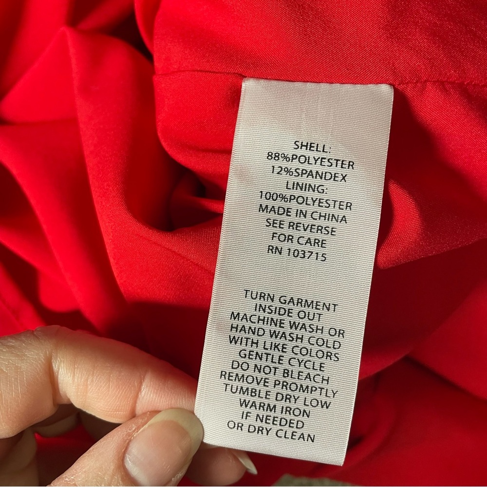 Nanette Lepore Red Ruffle Dress - Picture 10 of 12